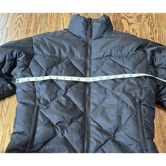 Steve & Barry's Double Down Jacket Puffer Style Black‎ With Pockets Size Small - Picture 4 of 7